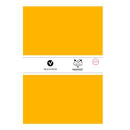 изображение Скетчбук maxgoodz, желтый, переплет на нитке