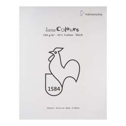 изображение Lana альбом-склейка для пастели «lana colours», 160 г/м², 50х65 см, 25 л, черный