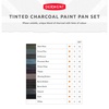 изображение Набор акварельных красок tinted charcoal,12 цветов, кювета