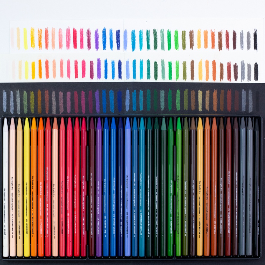 фотография Набор пастельных карандашей монолитов малевичъ grafart, 36 цветов
