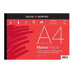изображение Альбом для маркеров daler rowney плотность 70 г/м2 размер а4 (210*297мм) 50 листов