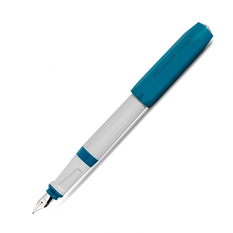 фотография Ручка перьевая kaweco perkeo f 0.7мм, синий корпус