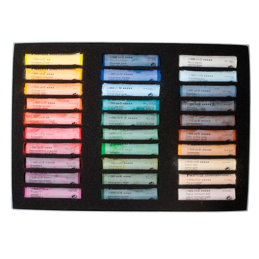изображение Набор сухой пастели schmincke 30 цветов ассорти, в картонной упаковке