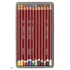фото Набор пастельных карандашей derwent pastel pencil skintones,12 цветов, металлический пенал