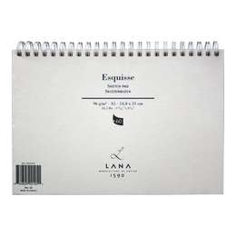 изображение Альбом для эскизов esquisse, формат а4, 120 листов, плотность 96 г/м2, lana