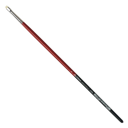 Кисть щетина плоская короткая Da Vinci Maestro 2 7223 длинная ручка, № 4