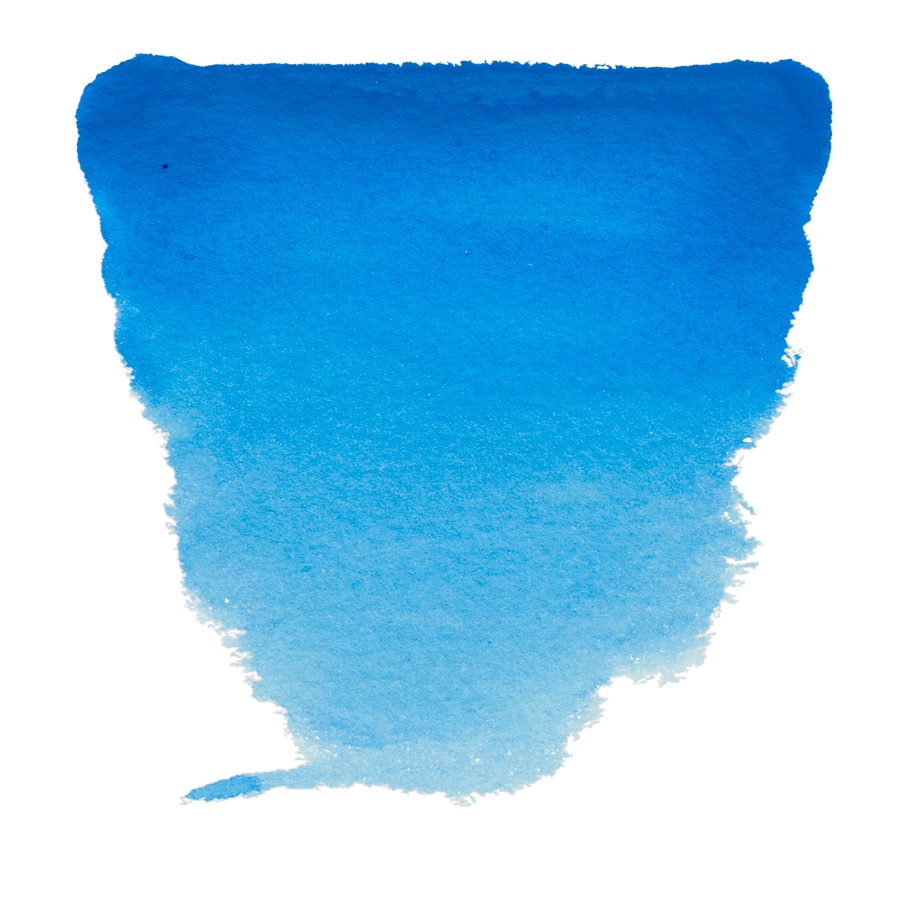 картинка Краска акварельная van gogh, кювета 1,3 мл, № 535 лазурно-синий фталоцианин