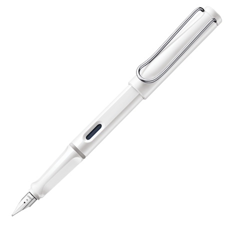 Ручка перьевая Lamy safari 019, белый, F
