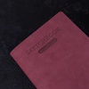 фотография Скетчбук малевичъ для маркеров markers, бордо, 220 г/м, 15х19 см, 18л