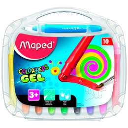 изображение Мелки гелевые maped color'peps 10 цветов пластиковая упаковка