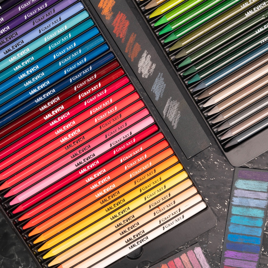 фотография Набор пастельных карандашей монолитов малевичъ grafart, 60 цветов