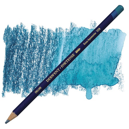 фотография Карандаш чернильный derwent inktense № 1220 зелёный аквамарин