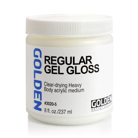 Golden Regular Gel Gloss - многофункциональный гель для создания различных текстур. Гель можно использовать для создания глазури, увеличения количест…