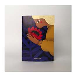 изображение Тетрадь а5 "red flower" (нелин)