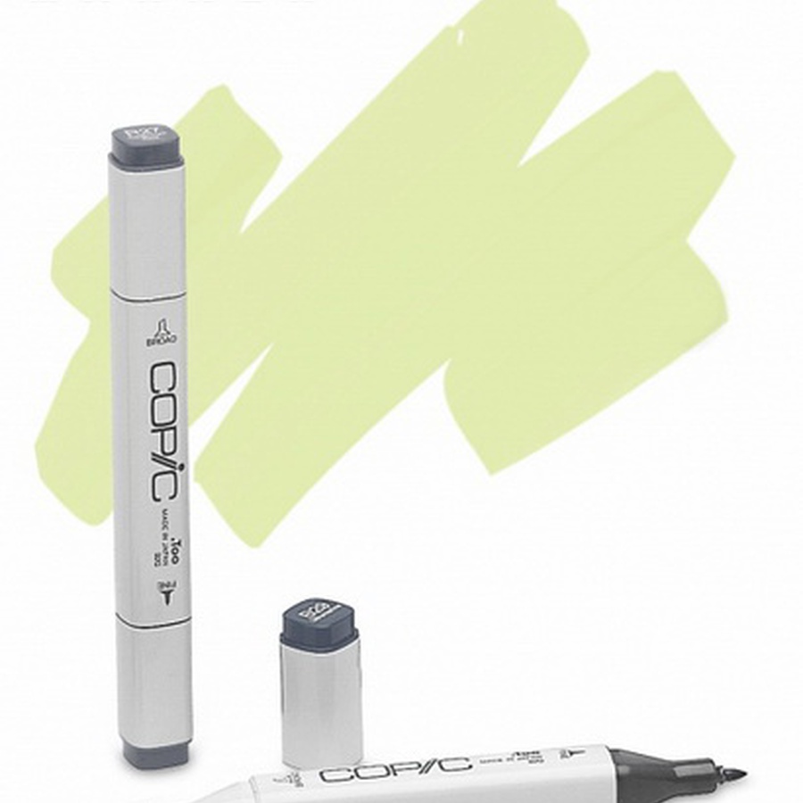 изображение Маркер спиртовой copic, два пера, цвет yg03