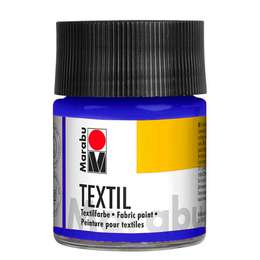 фотография Краска для светлой ткани marabu textil 50 мл цвет синий