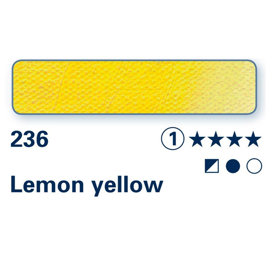 фотография Краска масляная schmincke norma professional № 236 жёлтый лимонный, туба 35 мл
