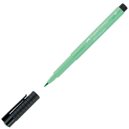 фотография Ручка-кисть капиллярная faber-castell pitt artist pen brush 162 зелёный