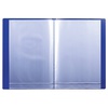 картинка Папка 30 вкладышей brauberg стандарт, синяя, 0,6 мм