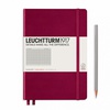 фотография Книга для записей medium a5 на 249 страниц в клетку, port red. leuchtturm1917