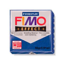 изображение Глина полимерная fimo effect 56 г, синий металлик 302