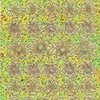 изображение Контурные наклейки "переливающиеся цветы", лист 10x24,5 см, цвет золото