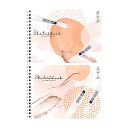 изображение Скетчбук для акварели а5 artspace "soft color", 20 л