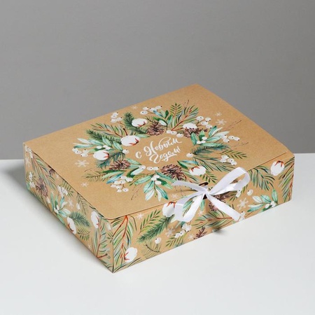 картинка Складная коробка подарочная «волшебства и сказки», 31 × 24,5 × 9 см