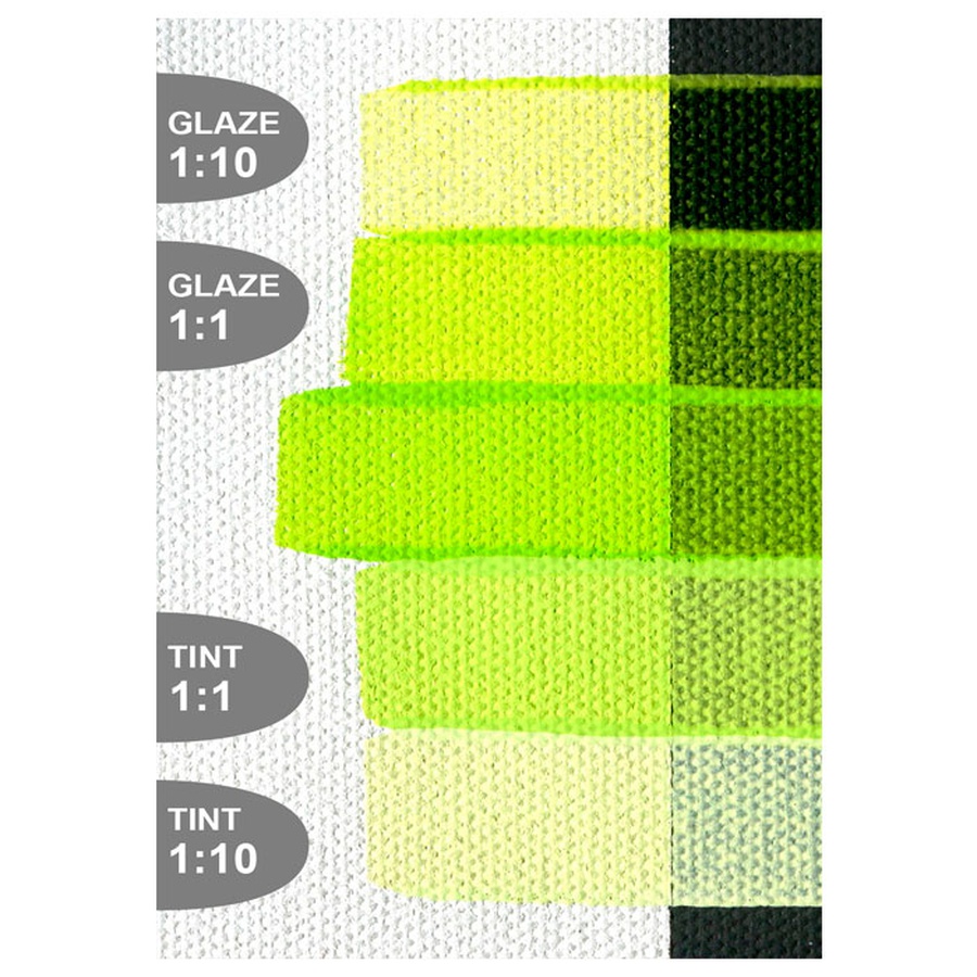 картинка Краска акриловая матовая golden soflat №6675 желто-зеленый, 59мл