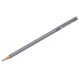 фотография Карандаш чернографитный faber-castell "sparkle" в, серый бархатный
