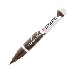 картинка Маркер акварельный ecoline кисть № 440 насыщенная сепия
