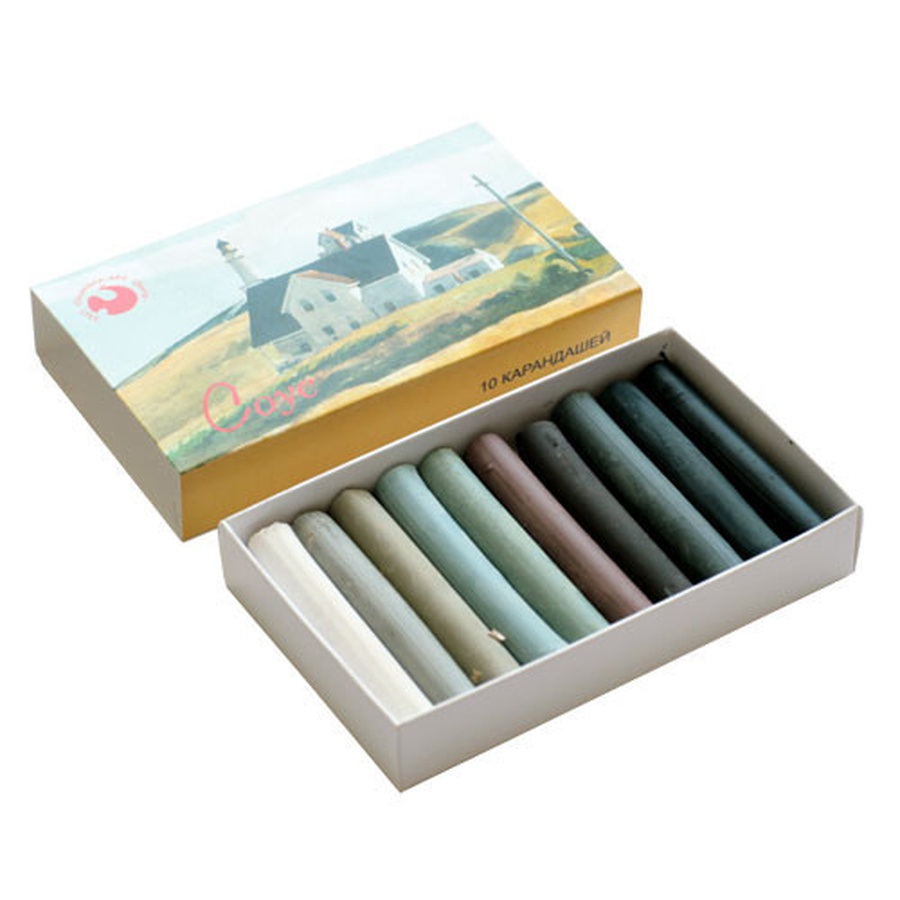 изображение Соус ассорти, 10 цветов, 10 мелков в картонной коробке, подольск