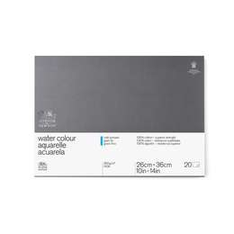 картинка Альбом для акварели winsor & newton professional 26х36 см, 20 листов фин, склейка по 4 сторонам, 300 г/м2
