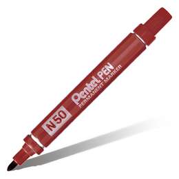 фото Маркер перманентный pentel pen,  коричневый, 4.3 мм