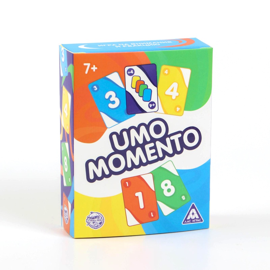 Игра «UMO MOMENTO», 108 карт, 7+, купить за 457 руб. в интернет-магазине  Арт-Квартал с доставкой по Москве и регионам. (Артикул: 5490021)