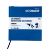 картинка Скетчбук sketchmarker marker line 160г/м2 163х163мм 48л тв. обложка, цв.синий