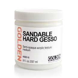 фото Грунт акриловый песок golden sandable hard gesso 237 мл