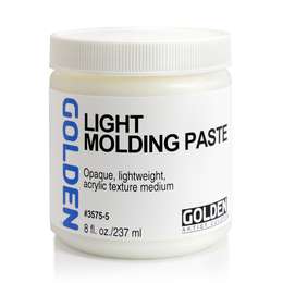 картинка Паста моделирующая легкая golden light molding paste 237 мл