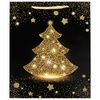 картинка Пакет подарочный новогодний 26,5x12,7x33 "midnight christmas tree"