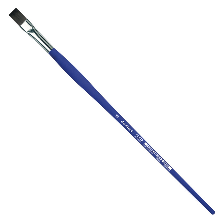 изображение Кисть синтетика плоская, длинная ручка, da vinci 8640 forte-acrylics № 12