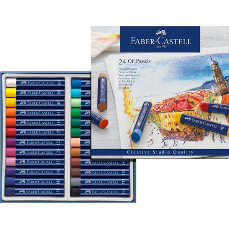 Набор масляной пастели Faber-Castell Creative Studio 24 цвета, в картоне