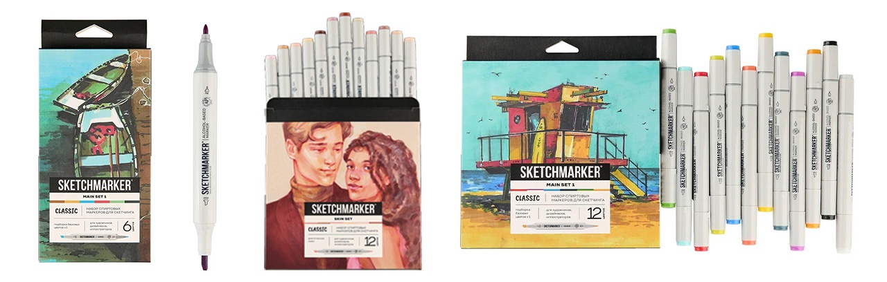 Новинки! Наборы маркеров Sketchmarker