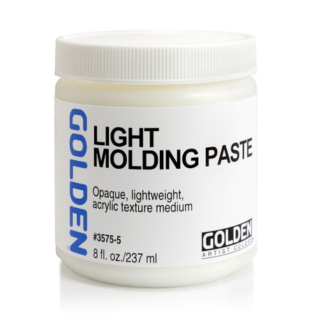 Паста моделирующая легкая Golden Light Molding Paste расширит творческие возможности акрила. Плотность продукта более чем на 50 % меньше, чем у обычн…