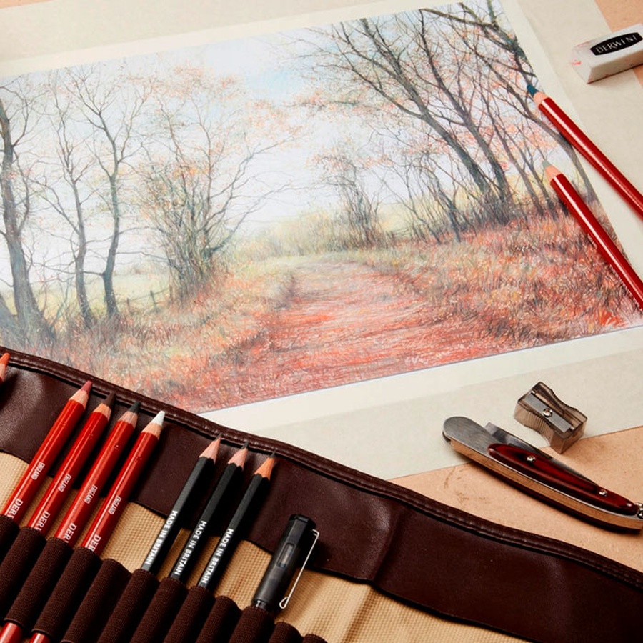 картинка Карандаш цветной derwent drawing, № 6300 красный венецианский