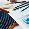 изображение Карандаш акварельный derwent watercolour синий восточный 37