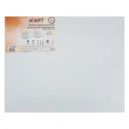 фото Холст azart грунт.(акрил) н/подрам,100%лён,с/з,40х50см