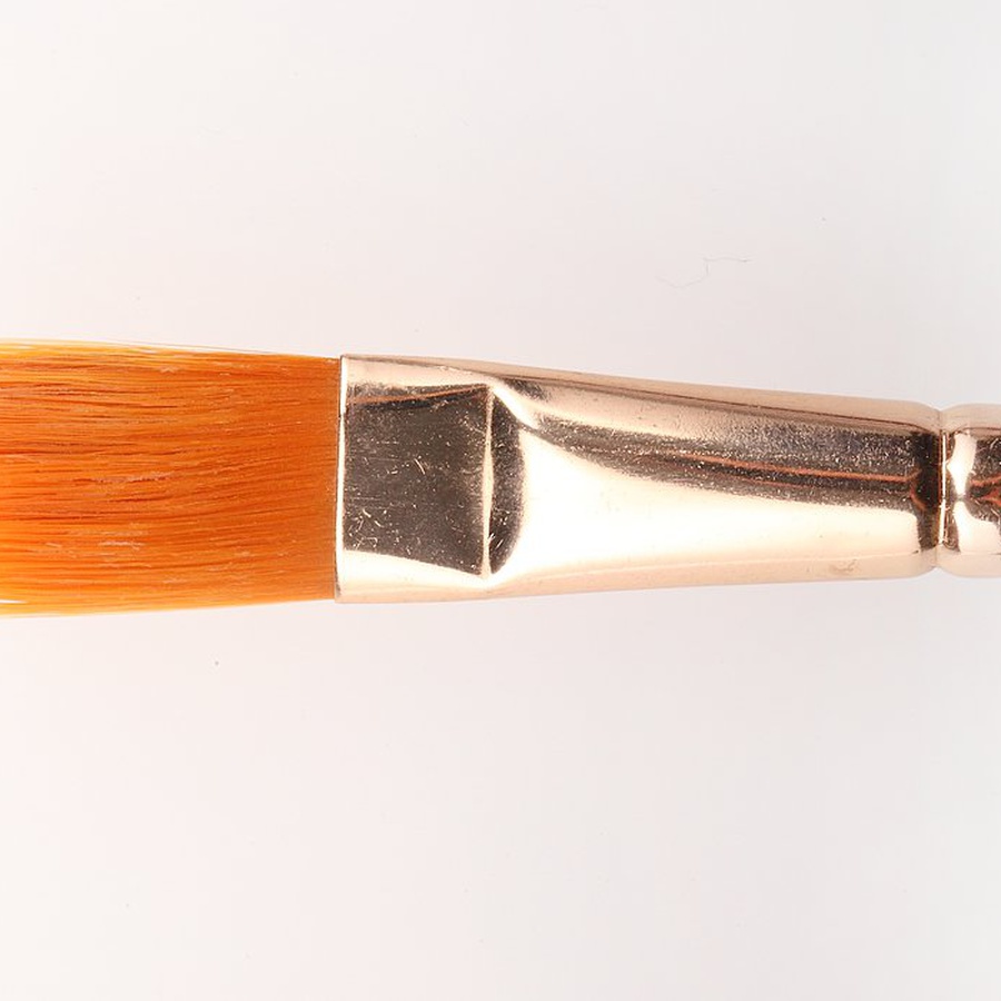 фотография Кисть синтетика плоская decola с короткой ручкой №9 (диаметр 14 мм)