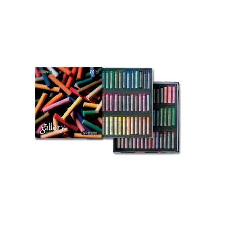 изображение Пастель сухая мягкая профессиональная галерея , 90 цветов, круглая
