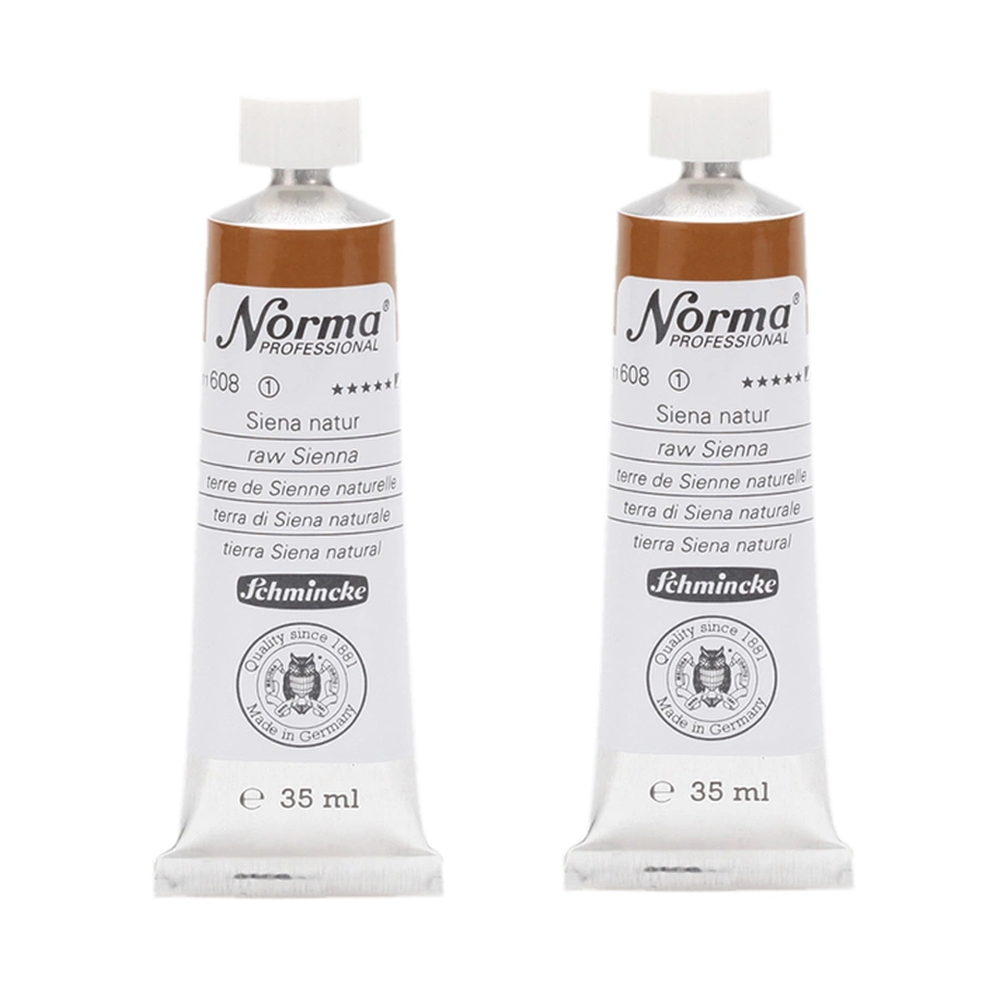 картинка Краска масляная schmincke norma professional № 608 сиена натуральная, туба 35 мл