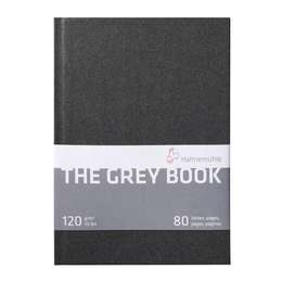 картинка Блокнот hahnemuhle grey book a5, 40 листов, 120 г/м2, светло-серый